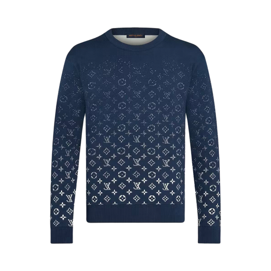 LV Navy Gradient Crewneck